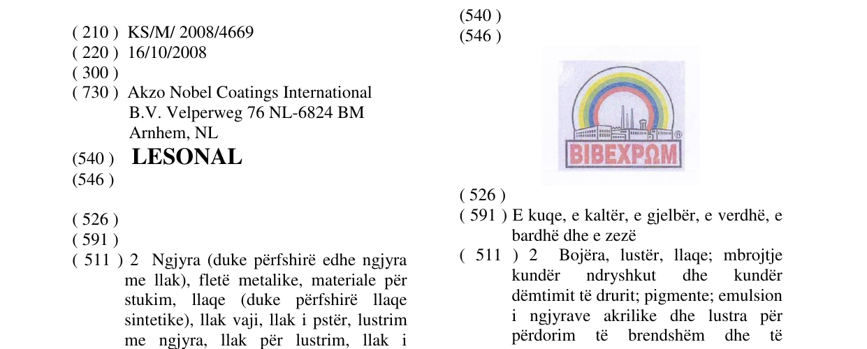 Zëri i markës LESONAL në buletin