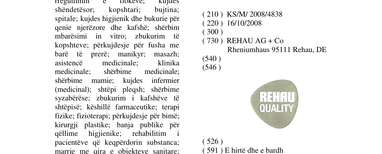 Zëri i markës REHAU QUALITY në buletin