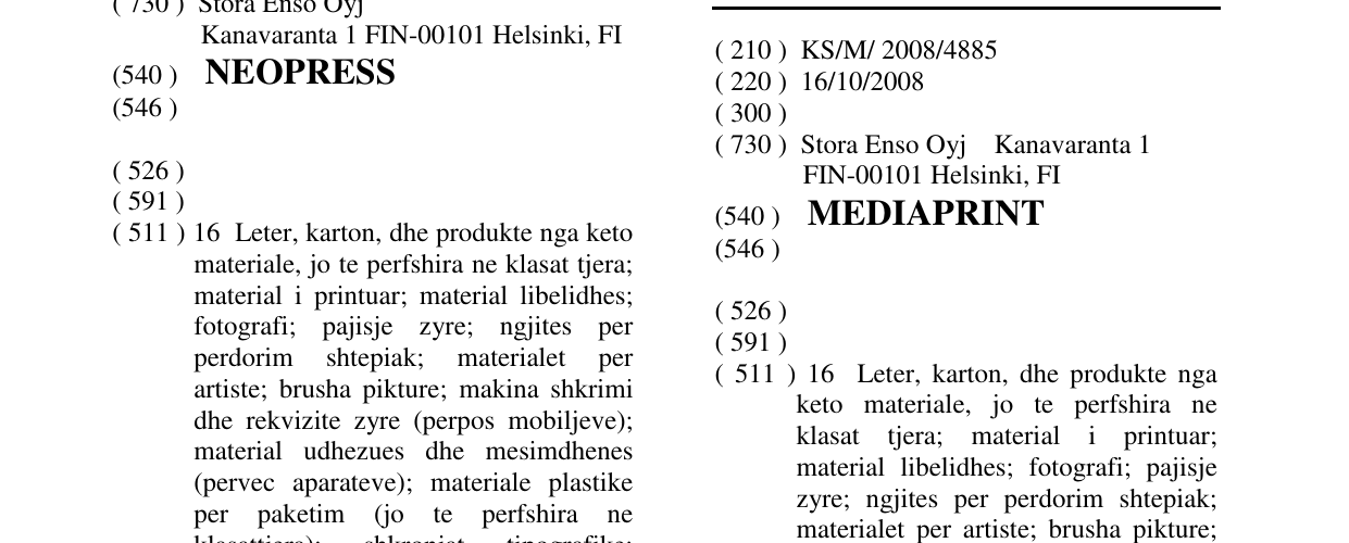 Zëri i markës MEDIAPRINT në buletin