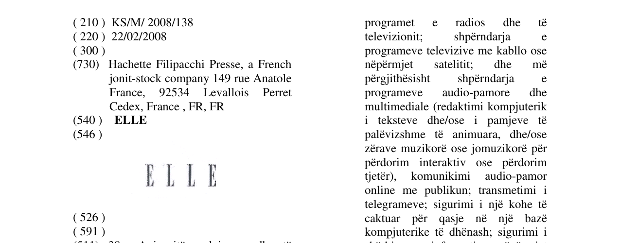Zëri i markës ELLE në buletin