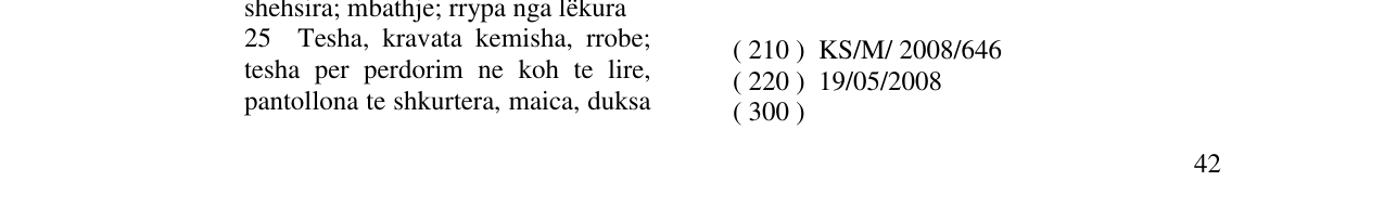 Zëri i markës GIN TONIC në buletin