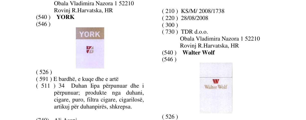 Zëri i markës Walter Wolf në buletin