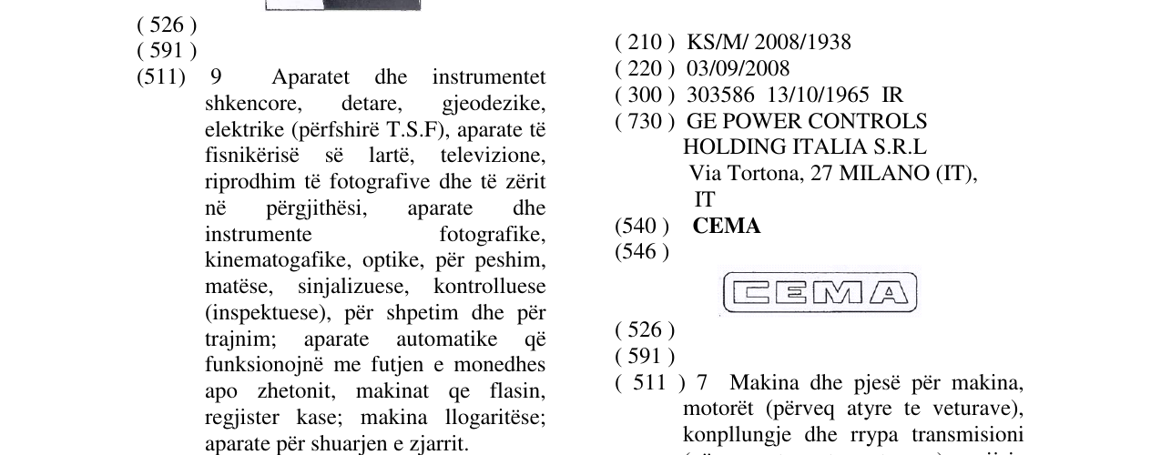 Zëri i markës CEMA në buletin