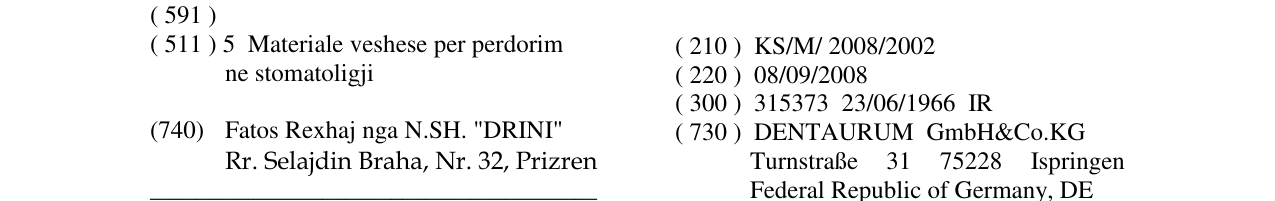 Zëri i markës REDUR në buletin