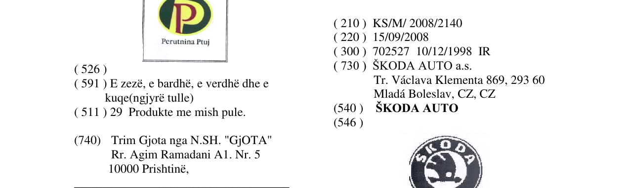 Zëri i markës ŠKODA AUTO në buletin