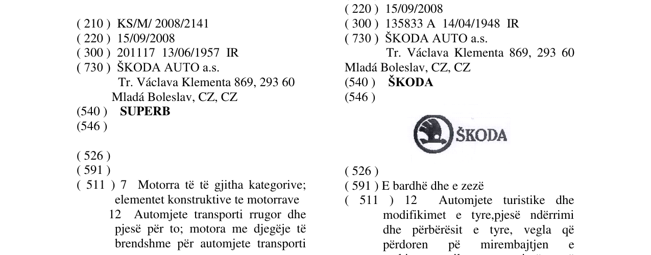 Zëri i markës SUPERB në buletin