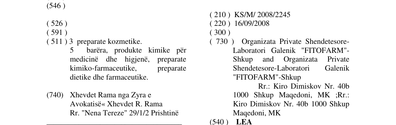 Zëri i markës LEA në buletin