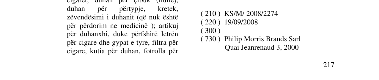 Zëri i markës FLAVORELEASE në buletin