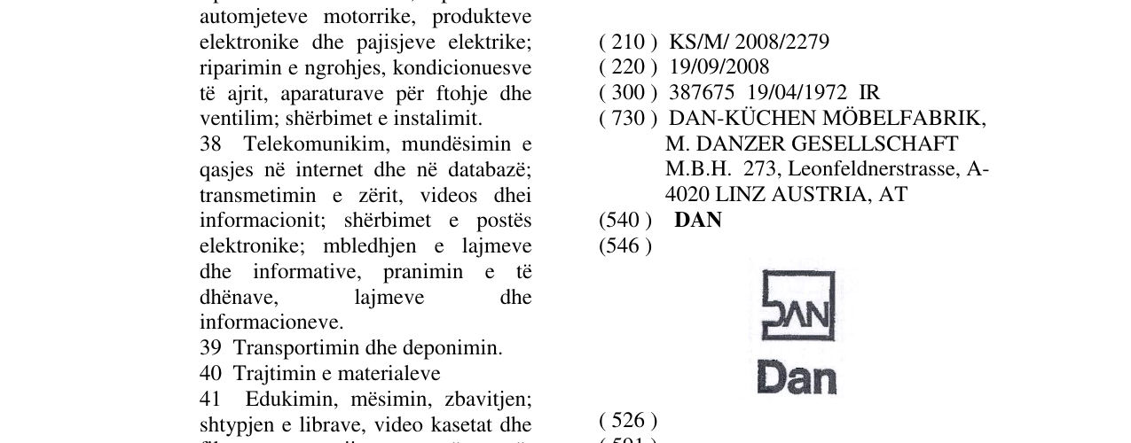 Zëri i markës DAN në buletin