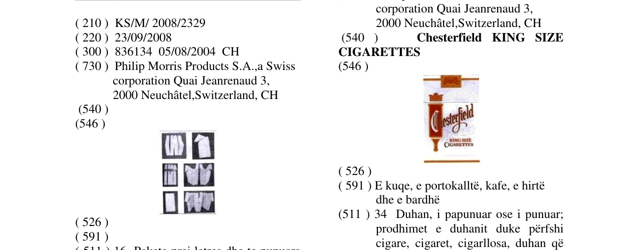 Zëri i markës Markë figurative në buletin