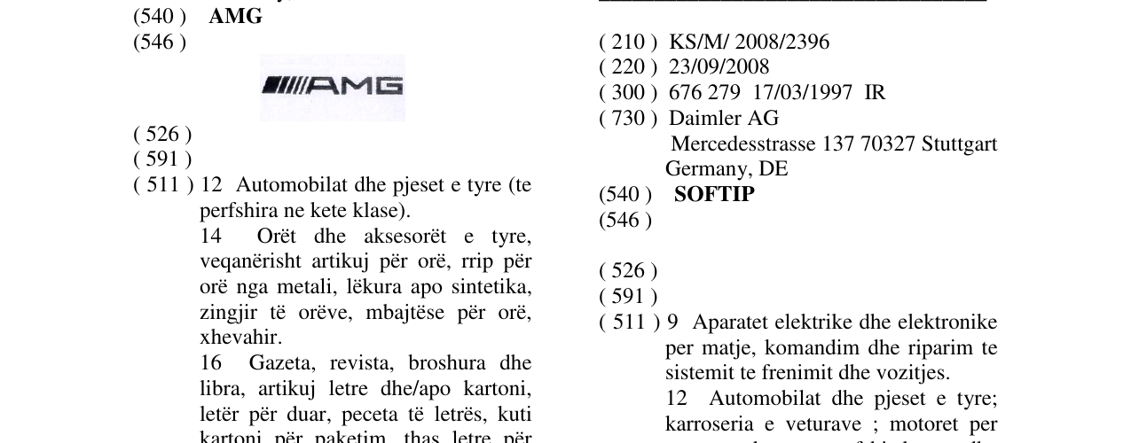Zëri i markës SOFTIP në buletin