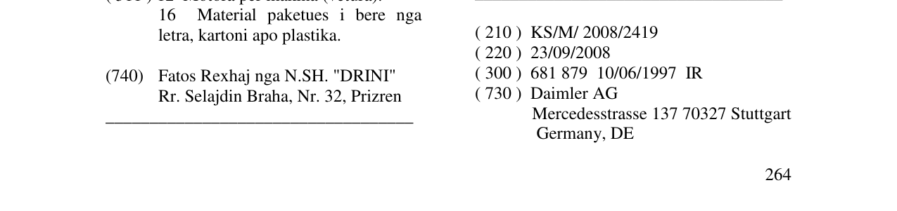 Zëri i markës K në buletin