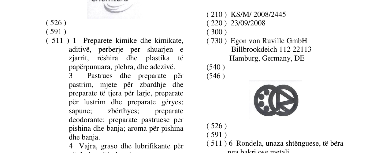 Zëri i markës Markë figurative në buletin