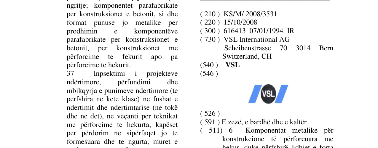 Zëri i markës VSL në buletin