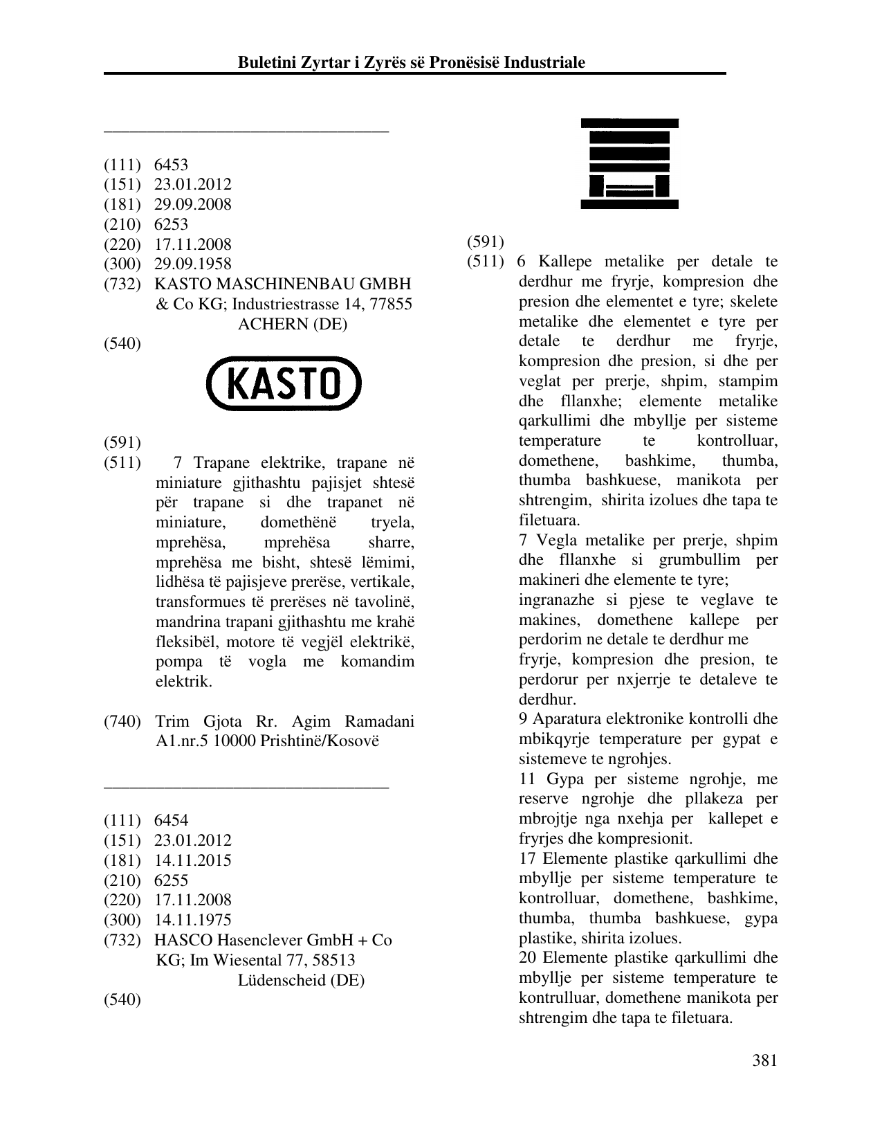 Faqja 381 e buletinit