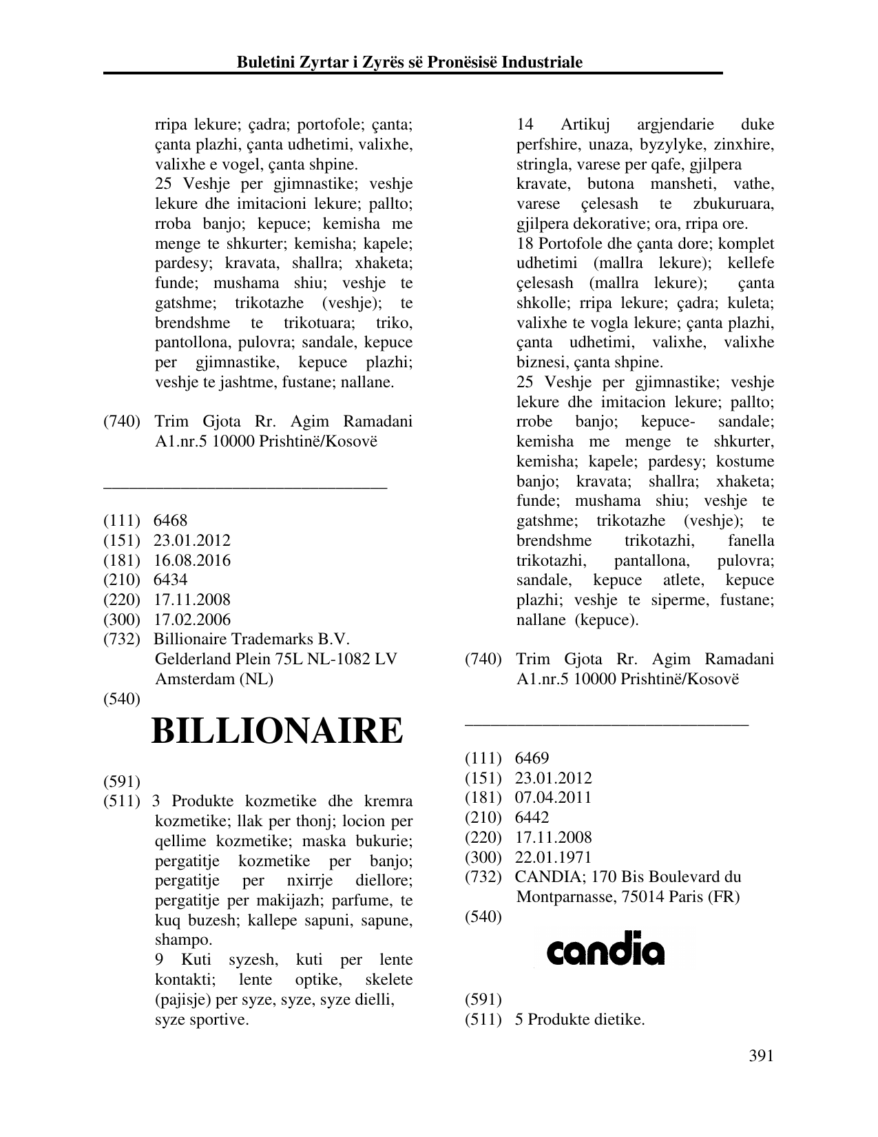 Faqja 391 e buletinit