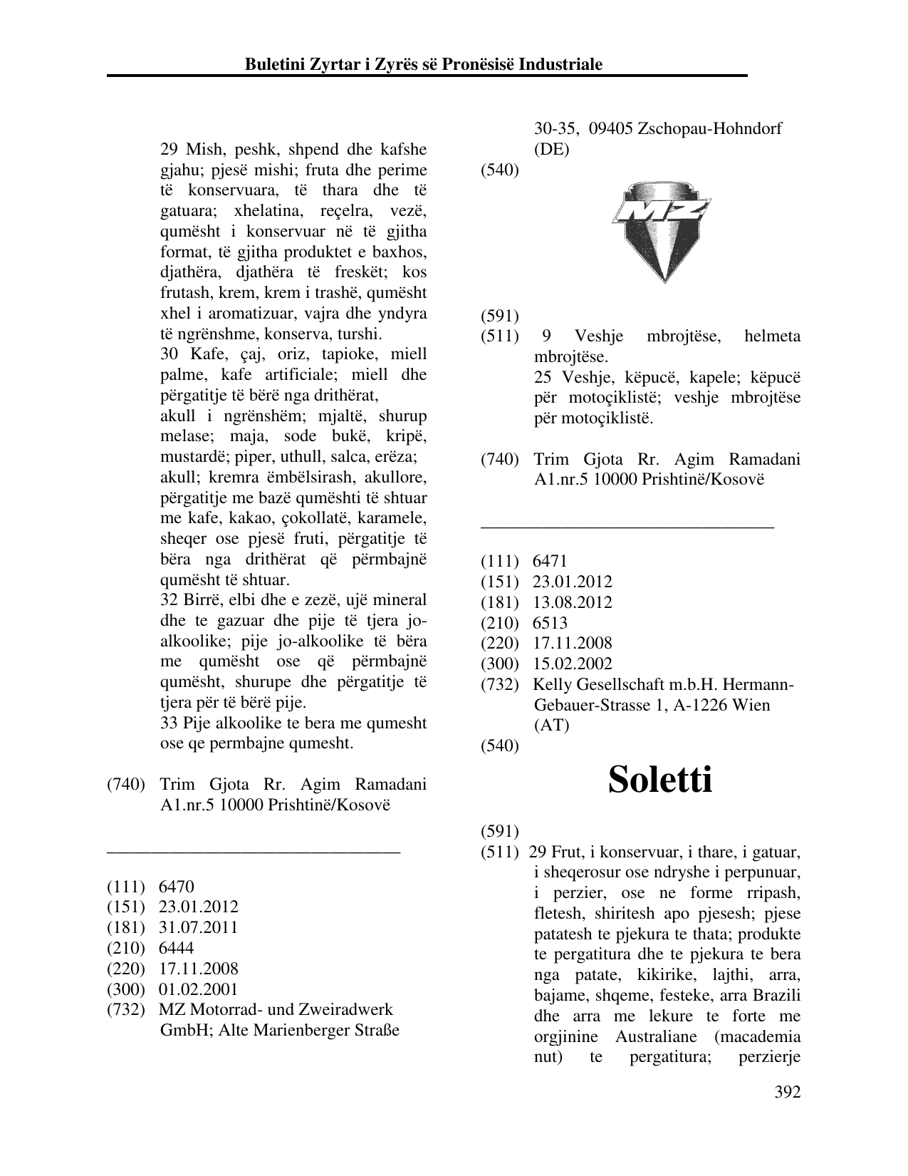 Faqja 392 e buletinit