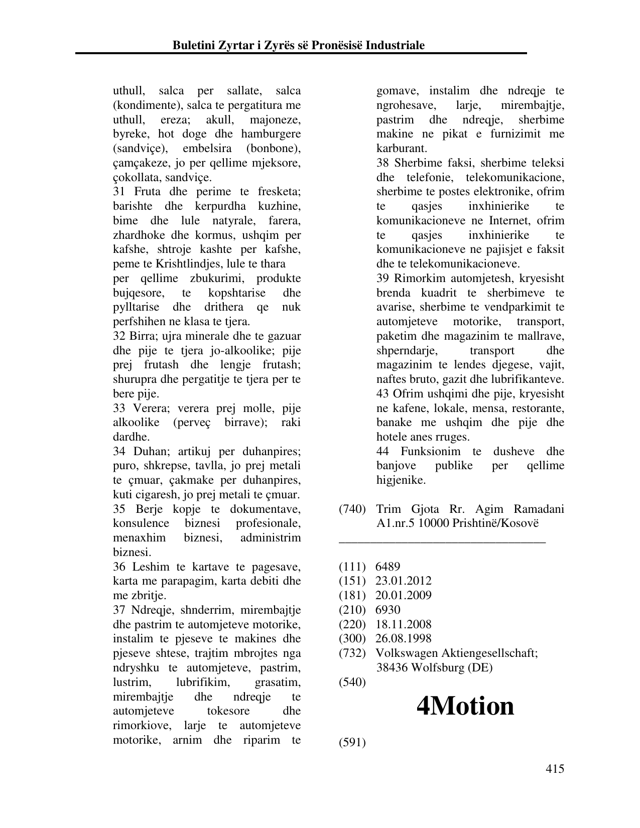 Faqja 415 e buletinit