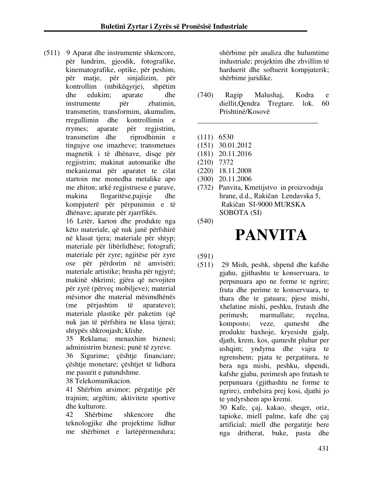 Faqja 431 e buletinit