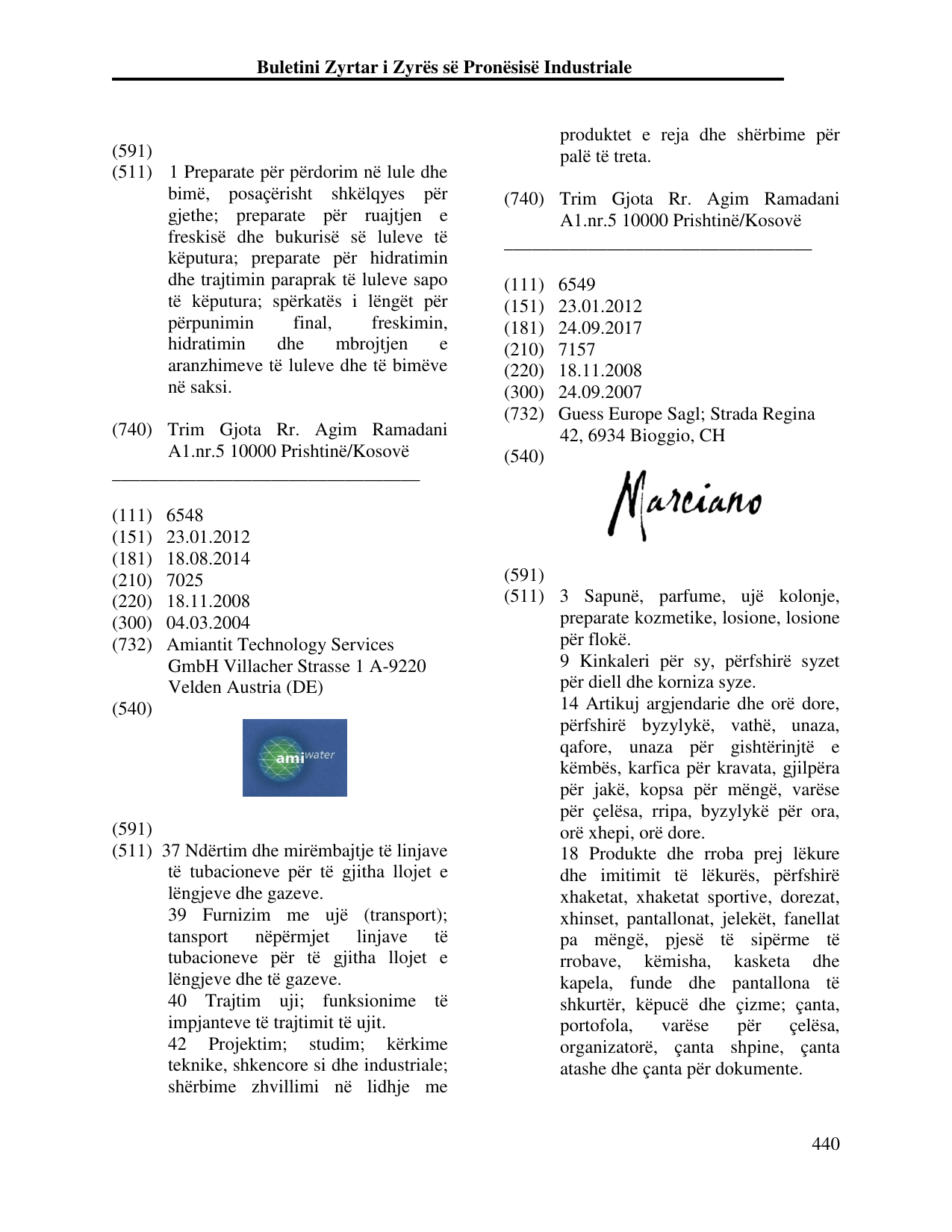 Faqja 440 e buletinit