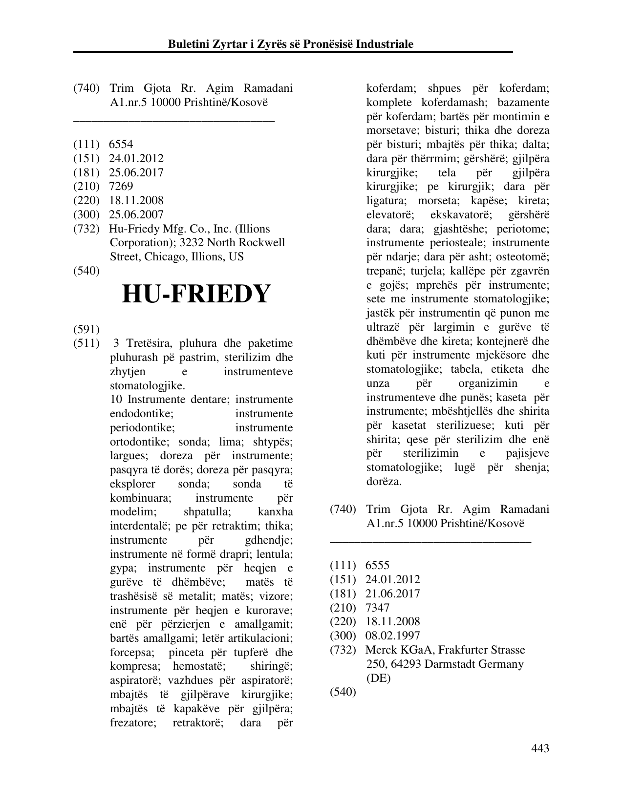Faqja 443 e buletinit