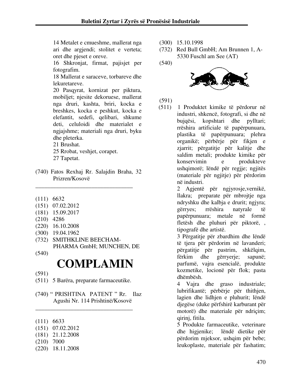 Faqja 470 e buletinit