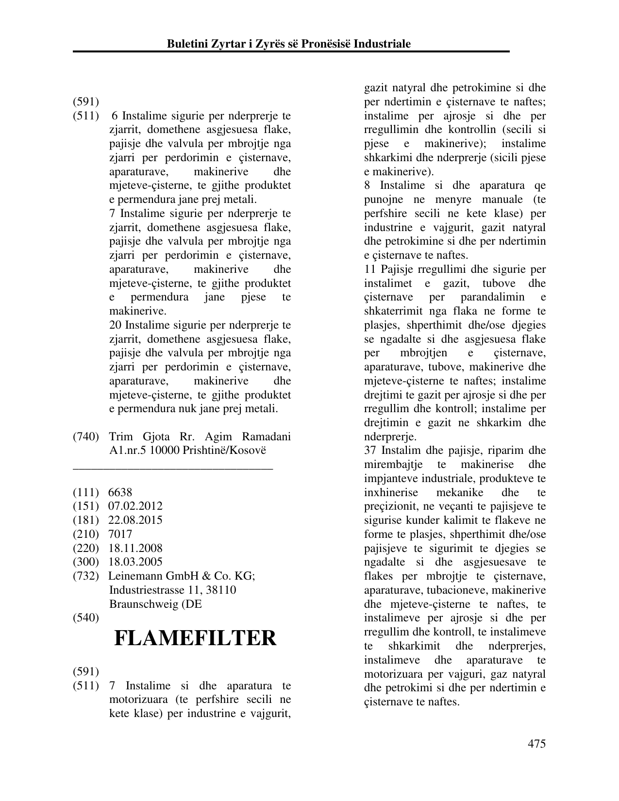 Faqja 475 e buletinit