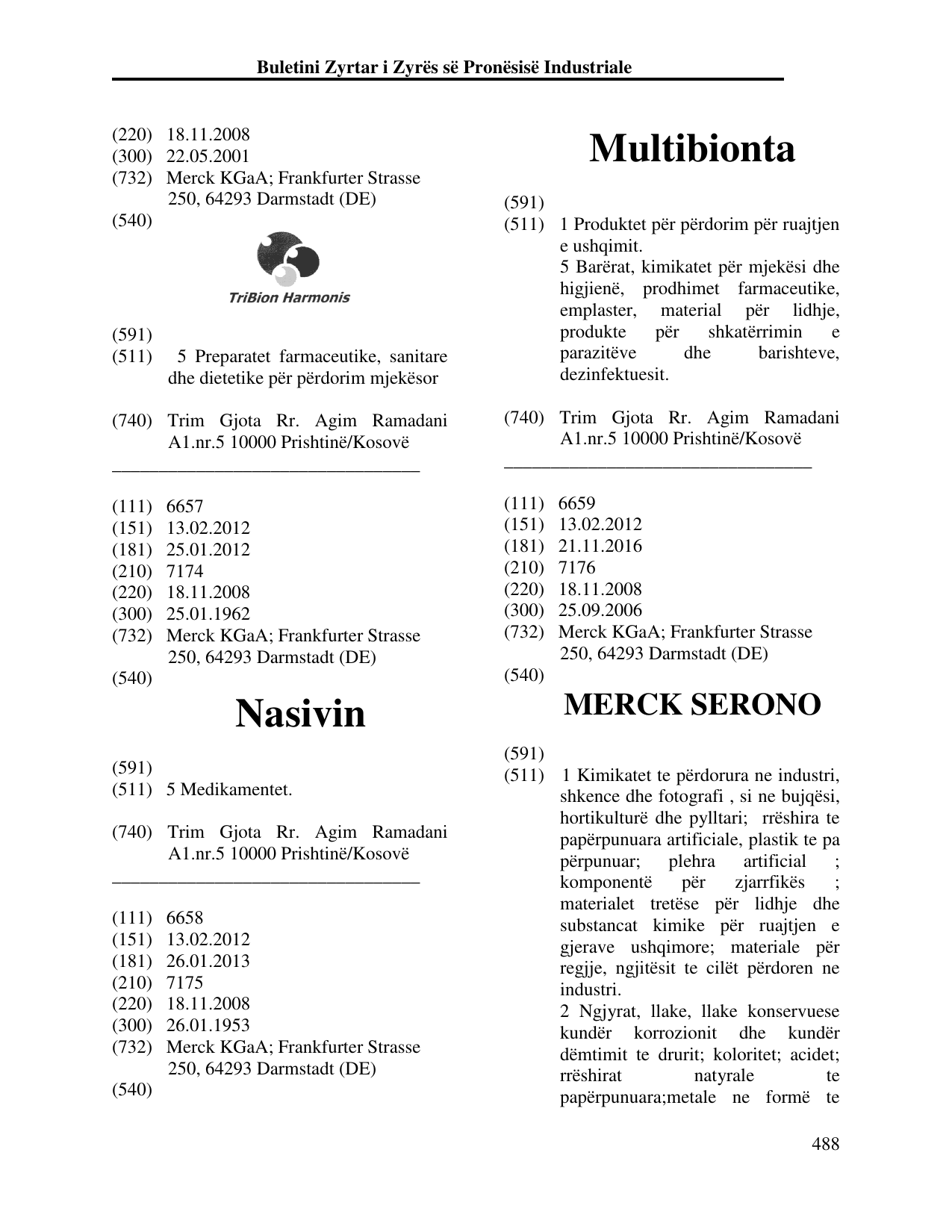 Faqja 488 e buletinit