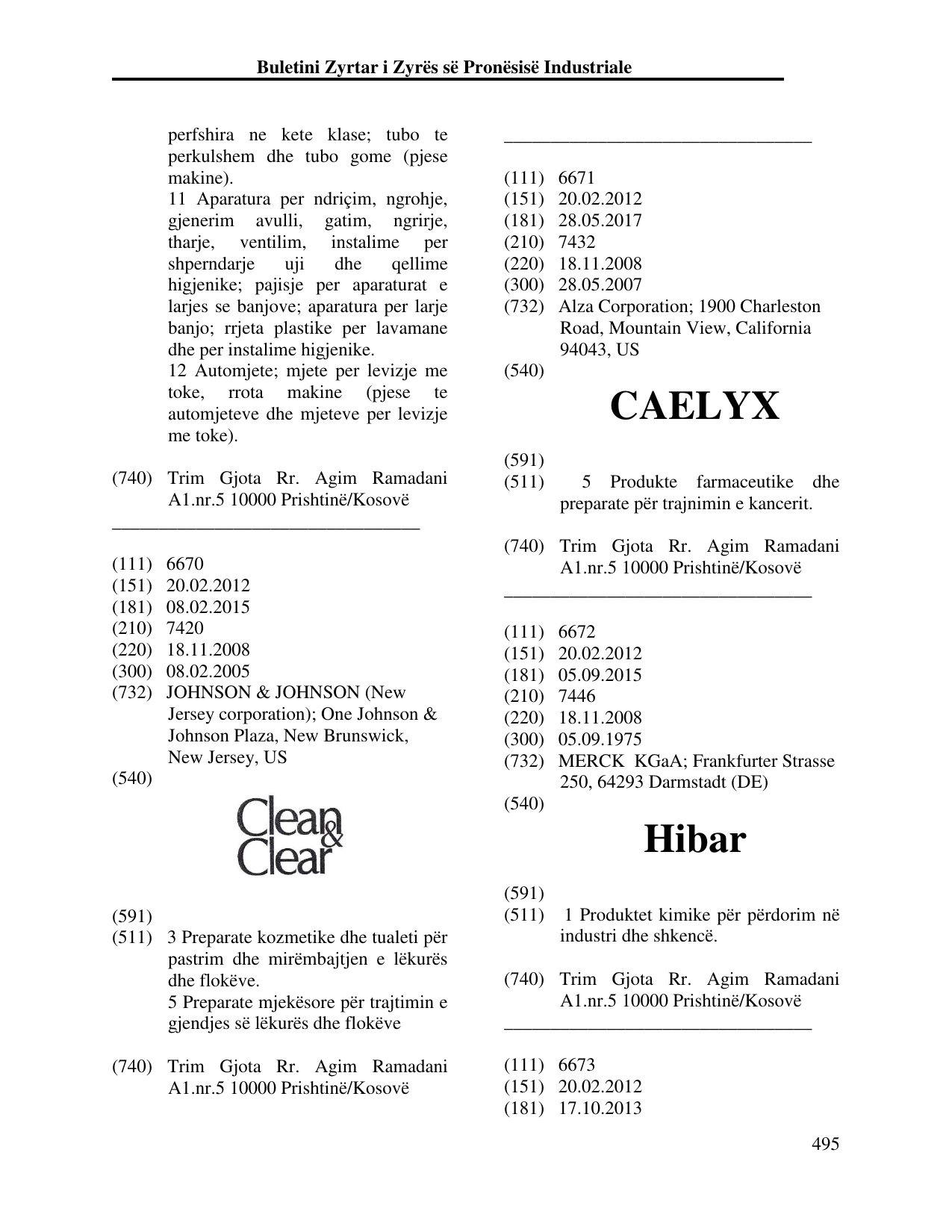 Faqja 495 e buletinit