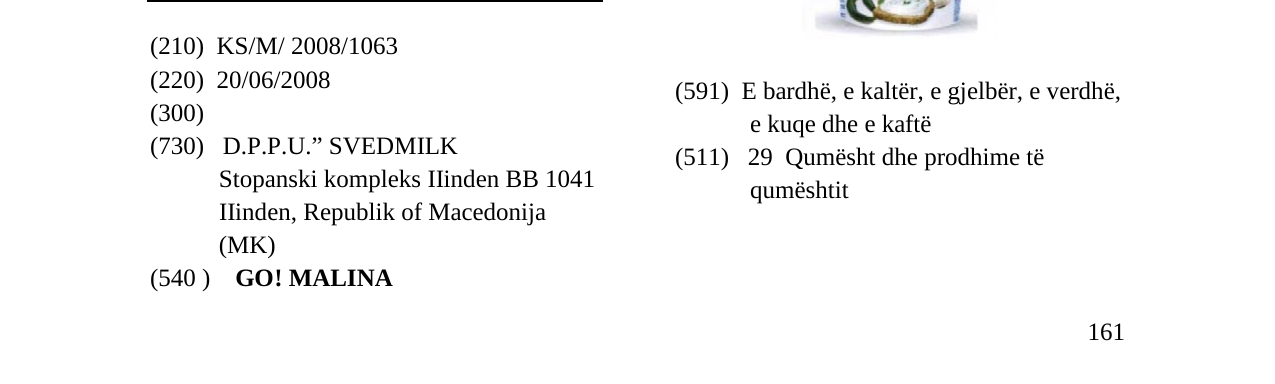Zëri i markës GO! MALINA në buletin