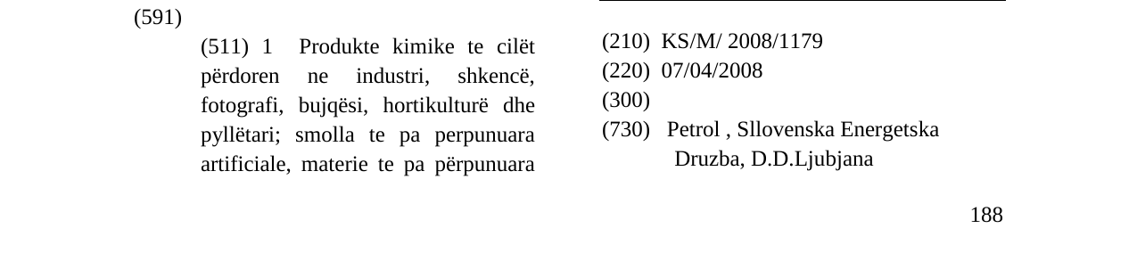 Zëri i markës VERIGOL në buletin