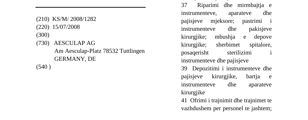 Zëri i markës Markë figurative në buletin