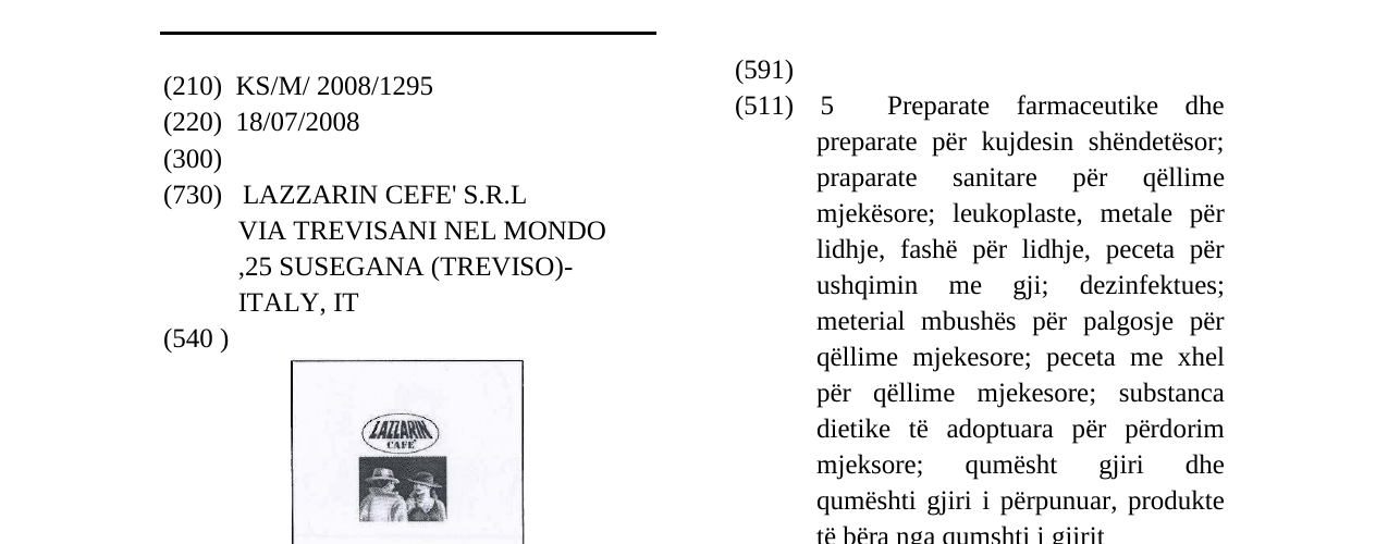 Zëri i markës Markë figurative në buletin