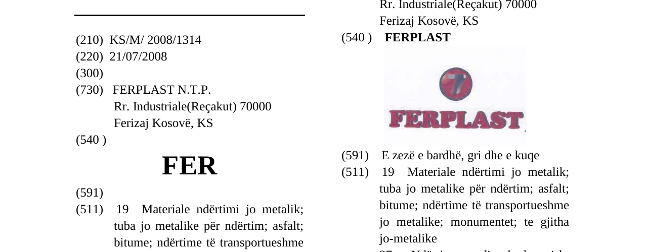 Zëri i markës FER në buletin