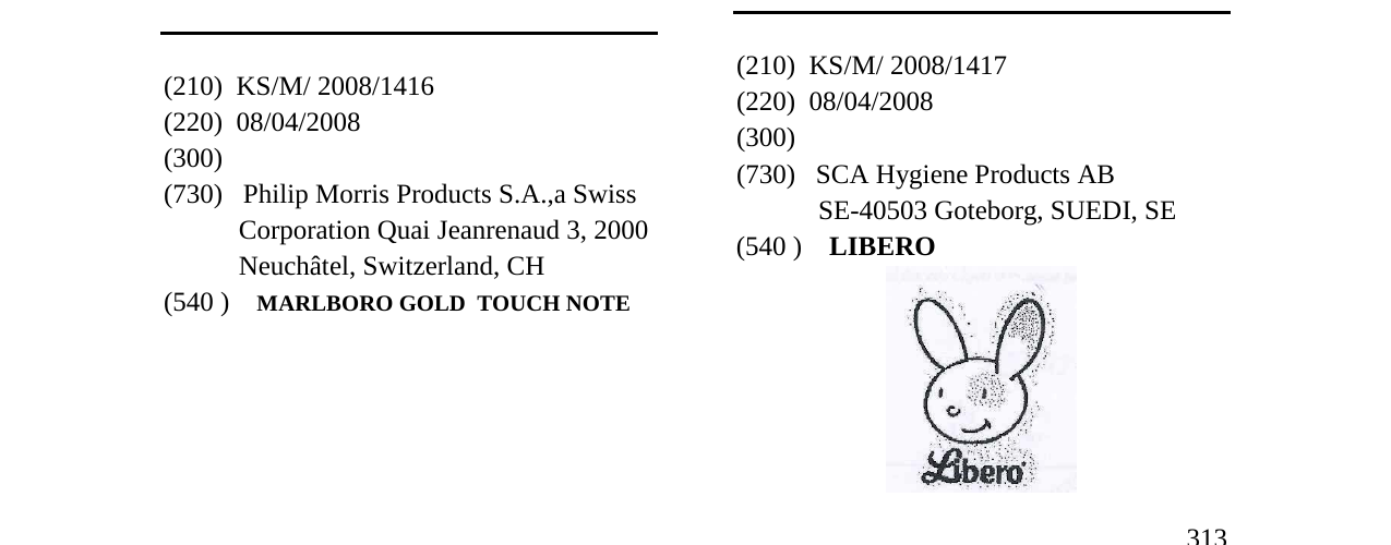 Zëri i markës MARLBORO GOLD TOUCH NOTE në buletin