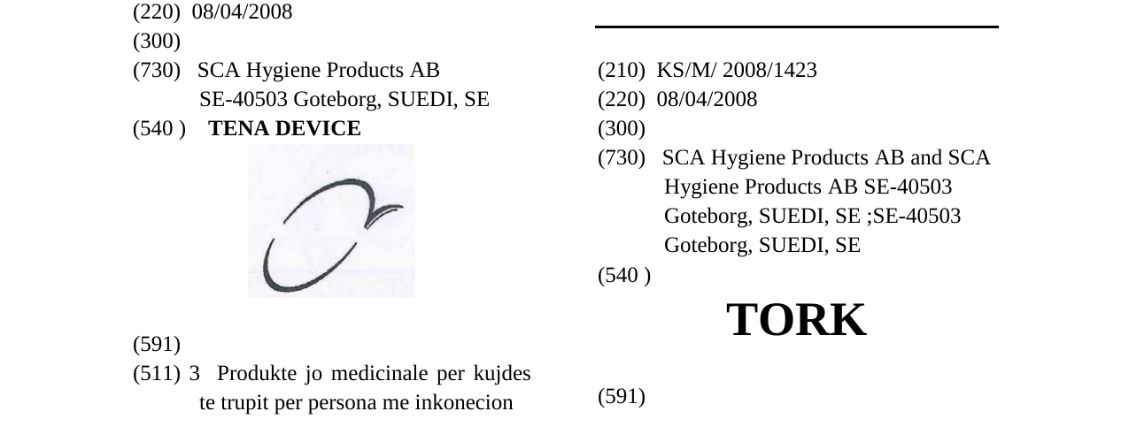 Zëri i markës TORK në buletin