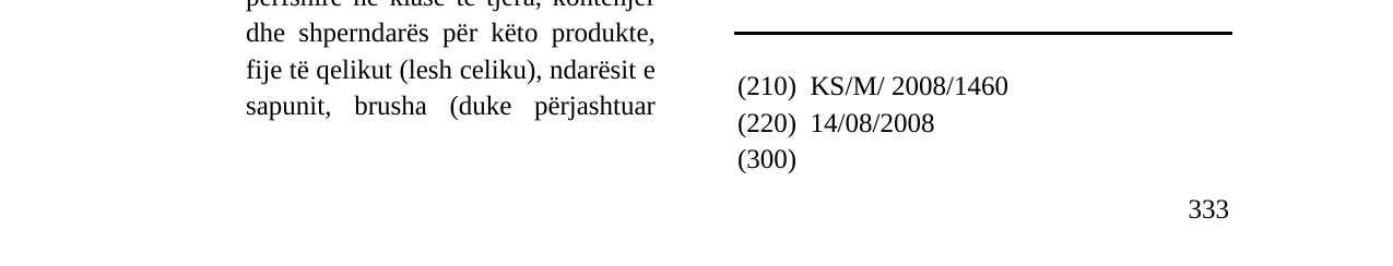 Zëri i markës WILKINSON SWORD fig. në buletin