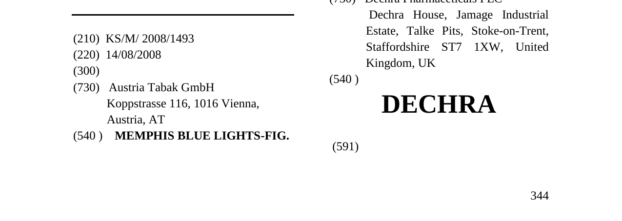 Zëri i markës MEMPHIS BLUE LIGHTS -FIG. në buletin