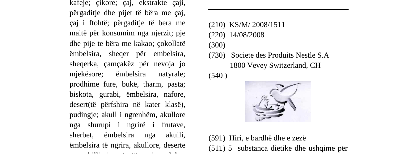 Zëri i markës Markë figurative në buletin