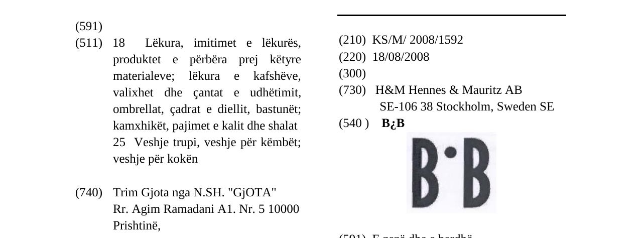 Zëri i markës B¿B në buletin