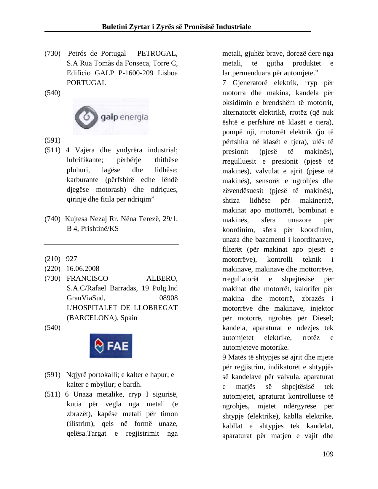 Faqja 109 e buletinit