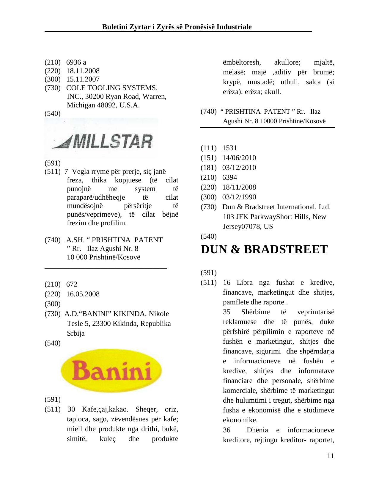 Faqja 11 e buletinit