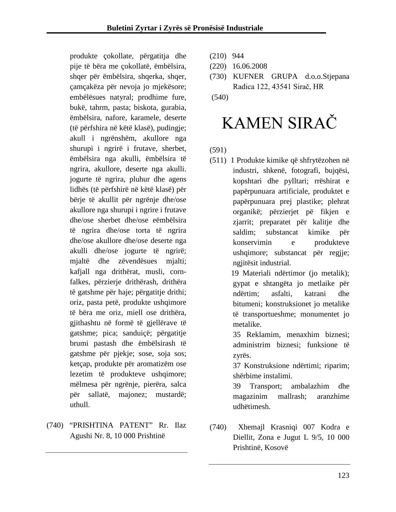 Faqja 123 e buletinit