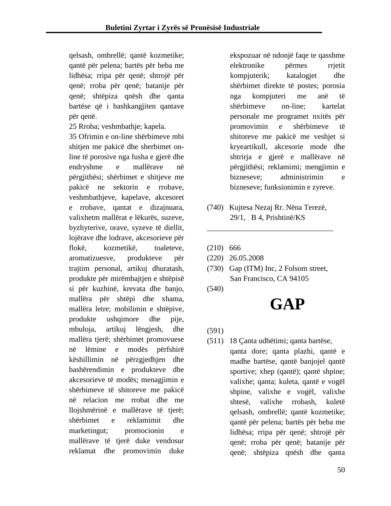 Faqja 50 e buletinit