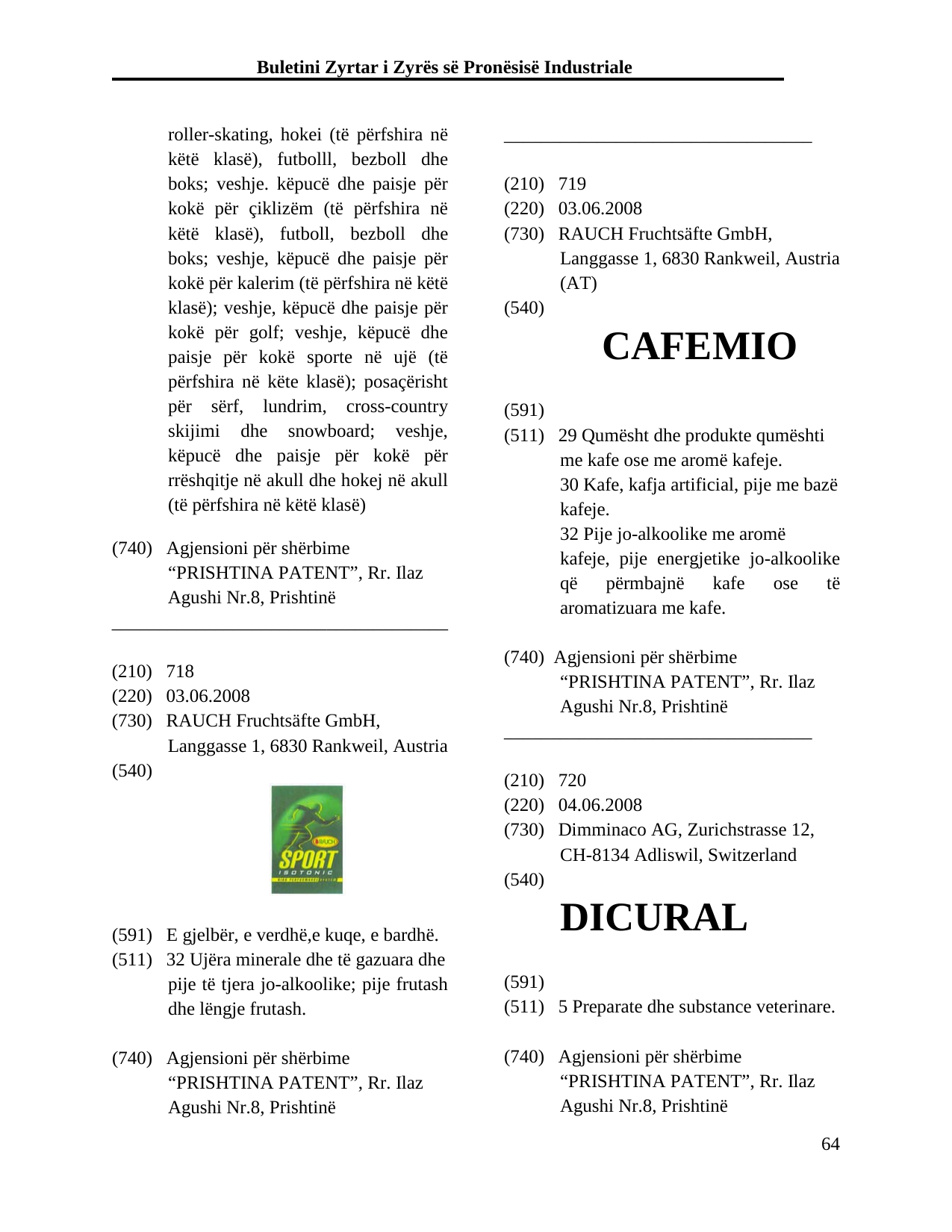 Faqja 64 e buletinit