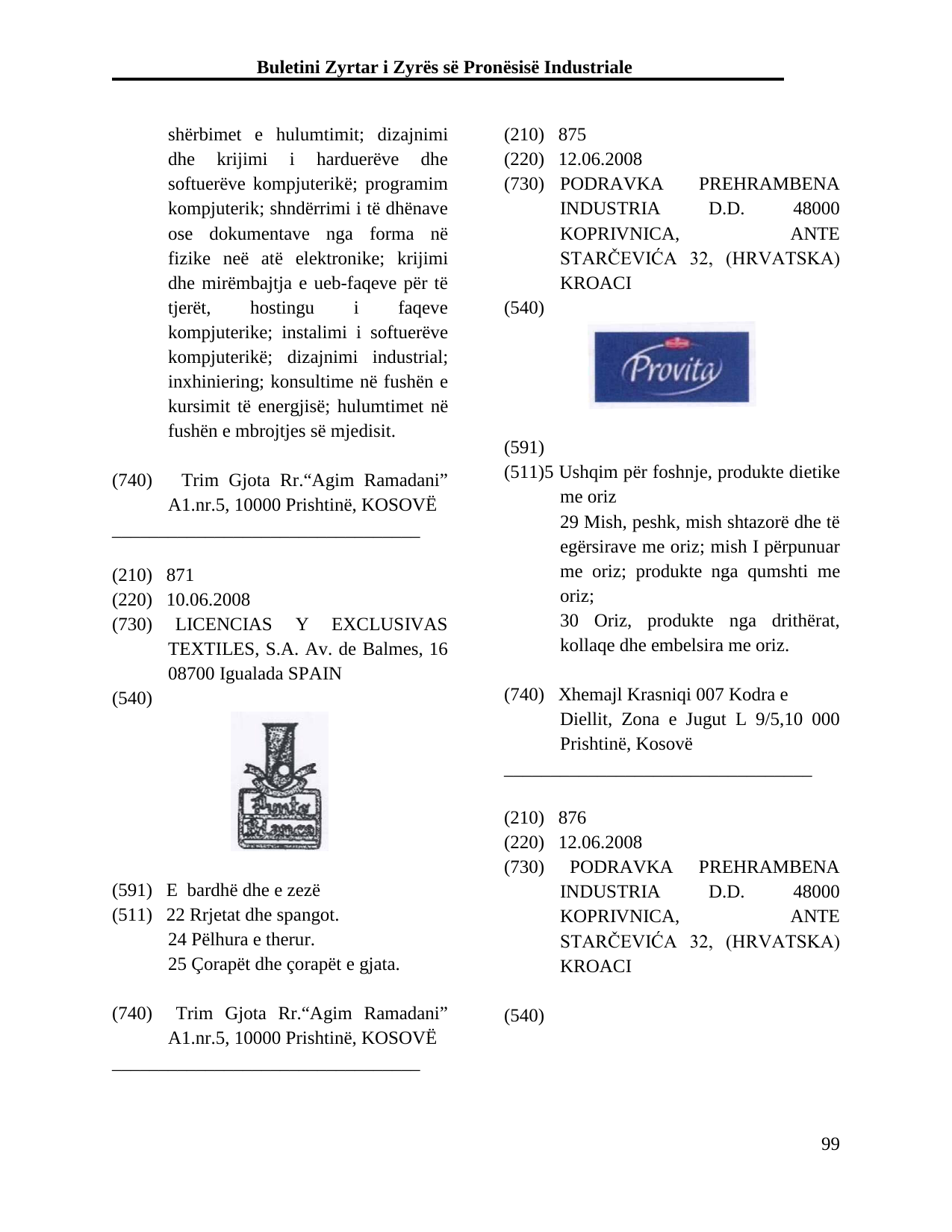 Faqja 99 e buletinit