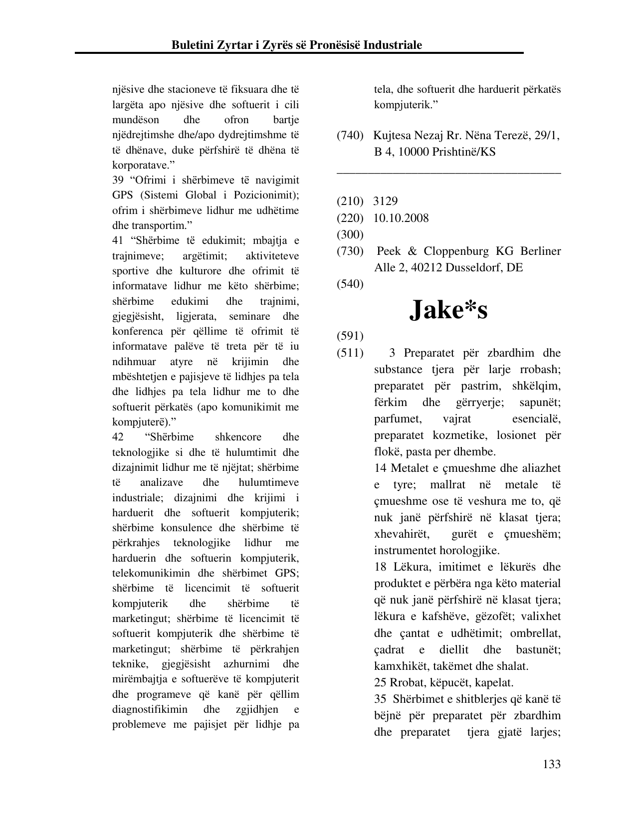 Faqja 133 e buletinit