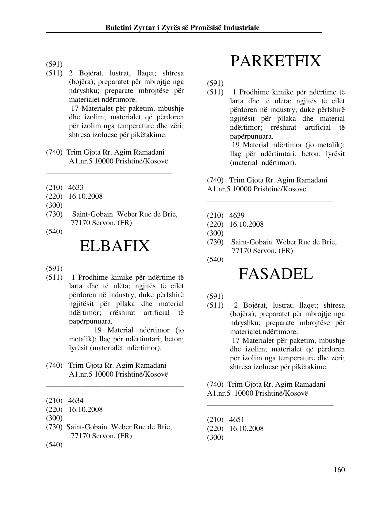 Faqja 160 e buletinit