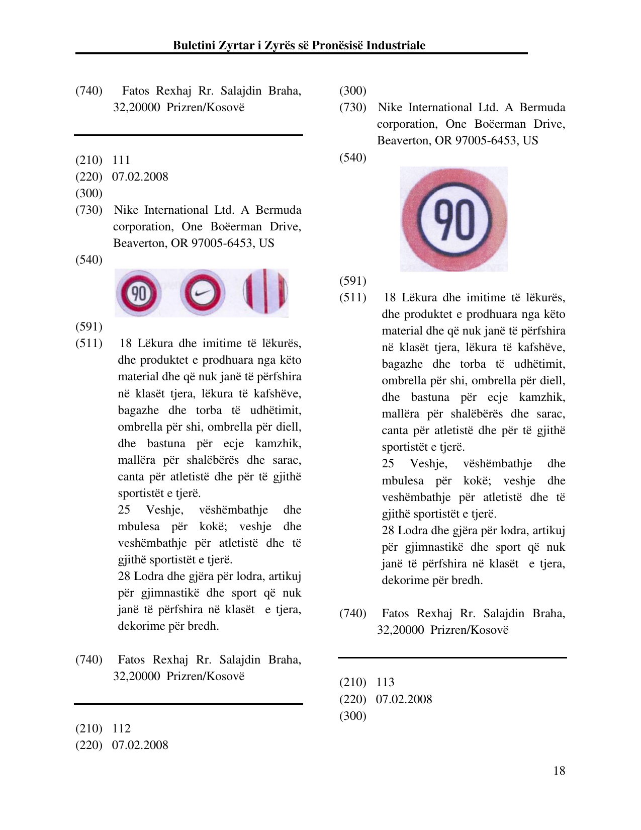 Faqja 18 e buletinit