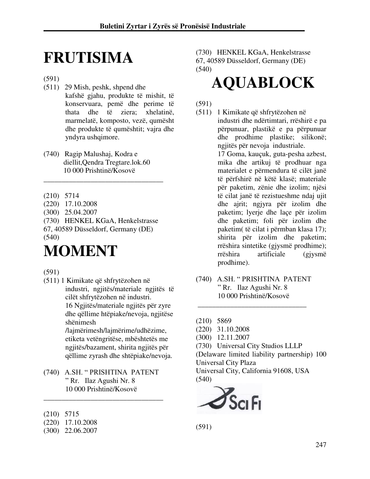 Faqja 247 e buletinit